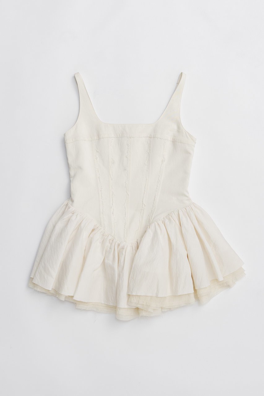 【プランク プロジェクト/PRANK PROJECT】のラスティックペプラムトップ インテリア・キッズ・メンズ・レディースファッション・服の通販 founy(ファニー) ファッション Fashion レディースファッション Fashion for Women トップス・カットソー Cut & Sew Tops シャツ・ブラウス・オフィスカジュアル Elegant Blouses & Button-Ups 2026年 2026 シアー Sheer, See-Through スリーブ Sleeve, Long Sleeve / Short Sleeve ペプラム Peplum, Flared Hem ロング Long, Long-Length 夏 Summer 春 Spring S/S・春夏 SS, Spring/Summer, Warm Season IVR(アイボリー)|ID: prp329100004802765 ipo3291000000034845455