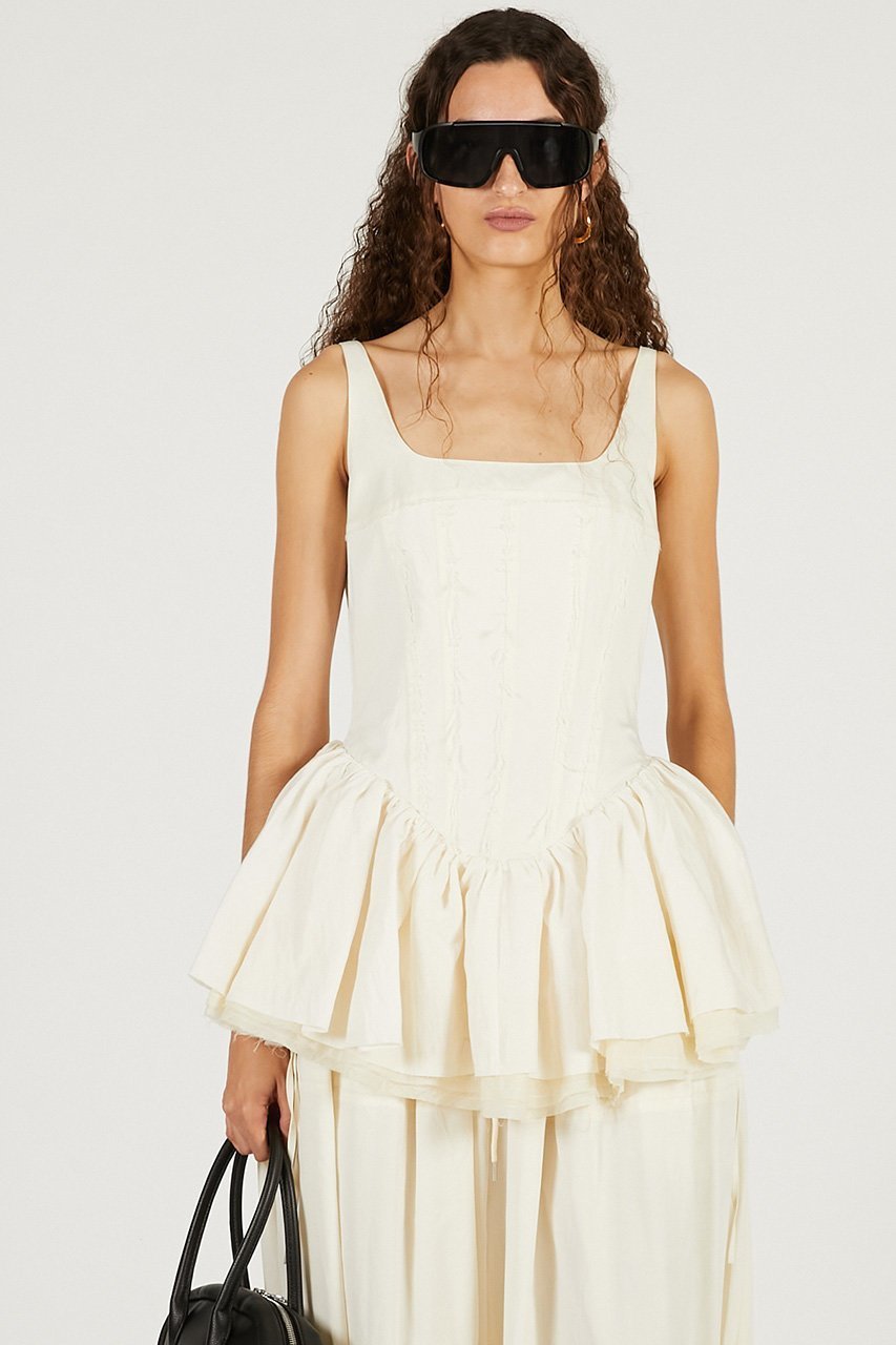 【プランク プロジェクト/PRANK PROJECT】のラスティックペプラムトップ 人気、トレンドファッション・服の通販 founy(ファニー) ファッション Fashion レディースファッション Fashion for Women トップス・カットソー Cut & Sew Tops シャツ・ブラウス・オフィスカジュアル Elegant Blouses & Button-Ups 2026年 2026 シアー Sheer, See-Through スリーブ Sleeve, Long Sleeve / Short Sleeve ペプラム Peplum, Flared Hem ロング Long, Long-Length 夏 Summer 春 Spring S/S・春夏 SS, Spring/Summer, Warm Season other-4|ID: prp329100004802765 ipo3291000000034845459