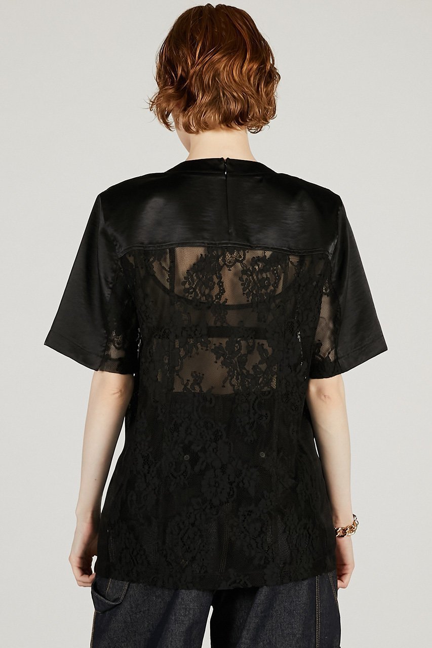 【プランク プロジェクト/PRANK PROJECT】のオーバーレースTEE 人気、トレンドファッション・服の通販 founy(ファニー) ファッション Fashion レディースファッション Fashion for Women トップス・カットソー Cut & Sew Tops シャツ・ブラウス・オフィスカジュアル Elegant Blouses & Button-Ups 2026年 2026 インナー Innerwear サテン Satin, Glossy Fabric スリーブ Sleeve, Long Sleeve / Short Sleeve チュール Tulip, Tulip Motif メッシュ Mesh, Net Fabric レース Lace, Lace Fabric ロング Long, Long-Length エレガント 上品 Elegant 夏 Summer 春 Spring S/S・春夏 SS, Spring/Summer, Warm Season other-7|ID: prp329100004802766 ipo3291000000034845476