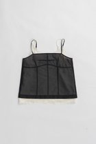 【プランク プロジェクト/PRANK PROJECT】のキャミソールレイヤードトップ BLK(ブラック)|ID: prp329100004802769 ipo3291000000034845481