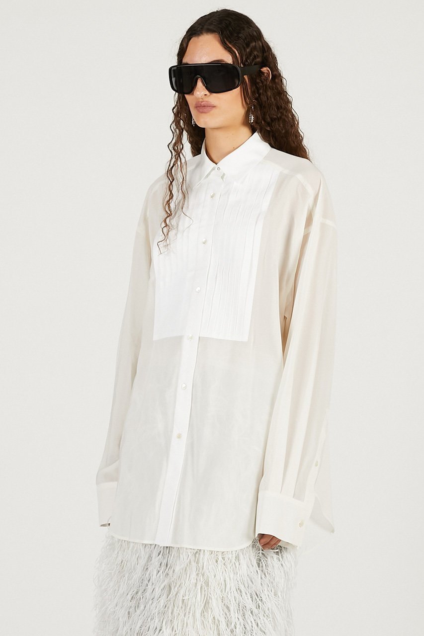 【プランク プロジェクト/PRANK PROJECT】のフロントタックシアーシャツ 人気、トレンドファッション・服の通販 founy(ファニー) ファッション Fashion レディースファッション Fashion for Women トップス・カットソー Cut & Sew Tops シャツ・ブラウス・オフィスカジュアル Elegant Blouses & Button-Ups 2026年 2026 インナー Innerwear シアー Sheer, See-Through スリーブ Sleeve, Long Sleeve / Short Sleeve ドレープ Drape, Draping Fabric バランス Balance, Style Balance フロント Front, Front Design ロング Long, Long-Length 夏 Summer 春 Spring S/S・春夏 SS, Spring/Summer, Warm Season other-3|ID: prp329100004802770 ipo3291000000034845501