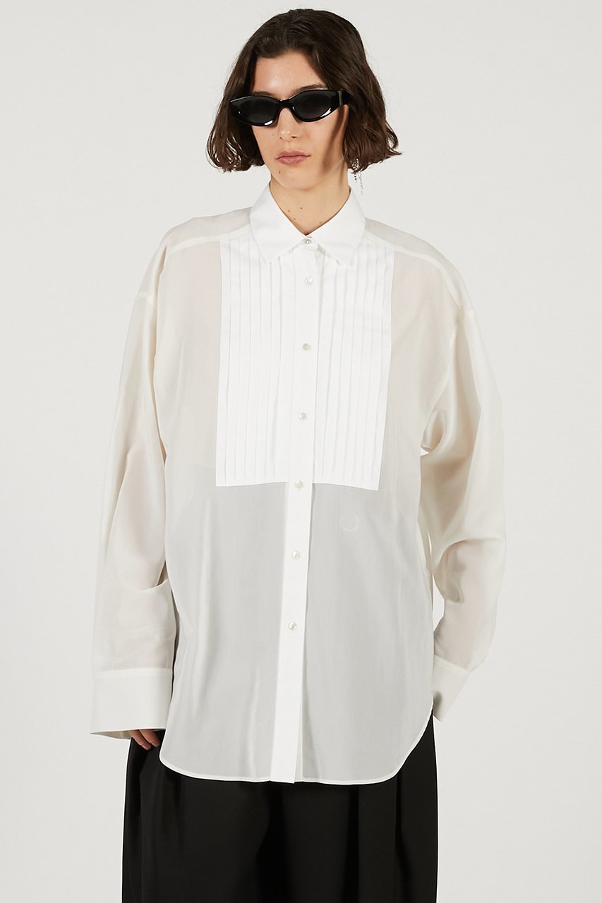 【プランク プロジェクト/PRANK PROJECT】のフロントタックシアーシャツ 人気、トレンドファッション・服の通販 founy(ファニー) ファッション Fashion レディースファッション Fashion for Women トップス・カットソー Cut & Sew Tops シャツ・ブラウス・オフィスカジュアル Elegant Blouses & Button-Ups 2026年 2026 インナー Innerwear シアー Sheer, See-Through スリーブ Sleeve, Long Sleeve / Short Sleeve ドレープ Drape, Draping Fabric バランス Balance, Style Balance フロント Front, Front Design ロング Long, Long-Length 夏 Summer 春 Spring S/S・春夏 SS, Spring/Summer, Warm Season other-8|ID: prp329100004802770 ipo3291000000034845506