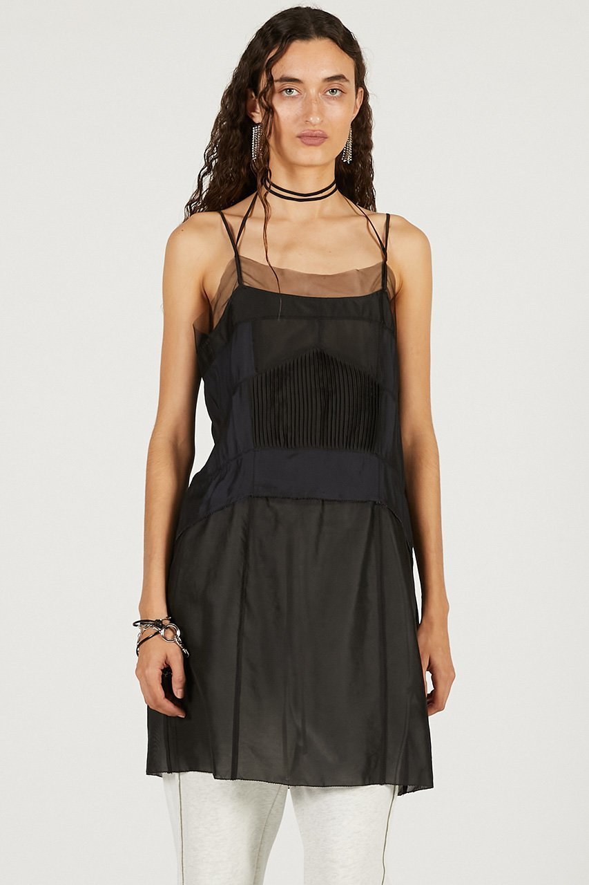 【プランク プロジェクト/PRANK PROJECT】のピンタックスリップミニドレス 人気、トレンドファッション・服の通販 founy(ファニー) 　ファッション　Fashion　レディースファッション　Fashion for Women　ワンピース　Dresses　フォーマル・パーティードレス・結婚式用ドレス　Elegant & Casual Dresses　チュニック　Tunic Tops & Dresses　2026年　2026　オーガンジー　Organza Fabric　ジャケット　Jacket, Outerwear　タンク　Tank Top, Sleeveless Top　チュニック　Tunic, Long Top　ドレス　Dress, One-Piece　ラップ　Wrap, Wrap Design　エレガント 上品　Elegant　切替　Switching, Contrast Panel　夏　Summer　春　Spring　S/S・春夏　SS, Spring/Summer, Warm Season　other-2|ID: prp329100004802776 ipo3291000000035777385