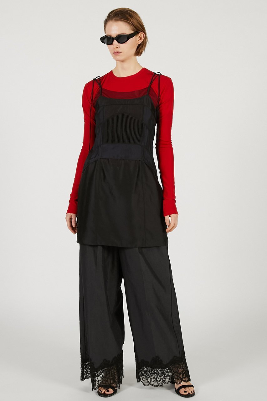 【プランク プロジェクト/PRANK PROJECT】のピンタックスリップミニドレス 人気、トレンドファッション・服の通販 founy(ファニー) 　ファッション　Fashion　レディースファッション　Fashion for Women　ワンピース　Dresses　フォーマル・パーティードレス・結婚式用ドレス　Elegant & Casual Dresses　チュニック　Tunic Tops & Dresses　2026年　2026　オーガンジー　Organza Fabric　ジャケット　Jacket, Outerwear　タンク　Tank Top, Sleeveless Top　チュニック　Tunic, Long Top　ドレス　Dress, One-Piece　ラップ　Wrap, Wrap Design　エレガント 上品　Elegant　切替　Switching, Contrast Panel　夏　Summer　春　Spring　S/S・春夏　SS, Spring/Summer, Warm Season　other-4|ID: prp329100004802776 ipo3291000000035777387