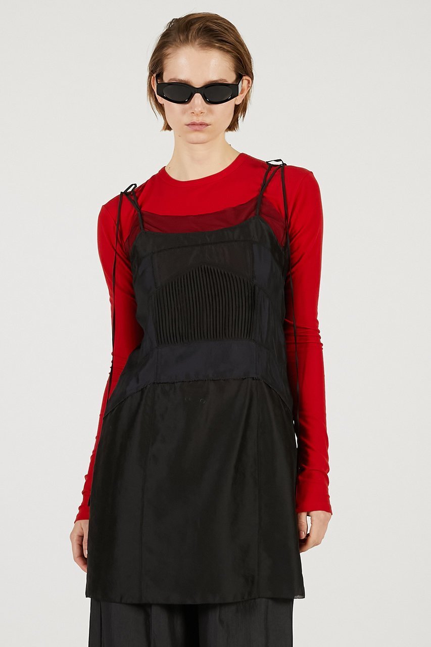 【プランク プロジェクト/PRANK PROJECT】のピンタックスリップミニドレス 人気、トレンドファッション・服の通販 founy(ファニー) 　ファッション　Fashion　レディースファッション　Fashion for Women　ワンピース　Dresses　フォーマル・パーティードレス・結婚式用ドレス　Elegant & Casual Dresses　チュニック　Tunic Tops & Dresses　2026年　2026　オーガンジー　Organza Fabric　ジャケット　Jacket, Outerwear　タンク　Tank Top, Sleeveless Top　チュニック　Tunic, Long Top　ドレス　Dress, One-Piece　ラップ　Wrap, Wrap Design　エレガント 上品　Elegant　切替　Switching, Contrast Panel　夏　Summer　春　Spring　S/S・春夏　SS, Spring/Summer, Warm Season　other-8|ID: prp329100004802776 ipo3291000000035777391