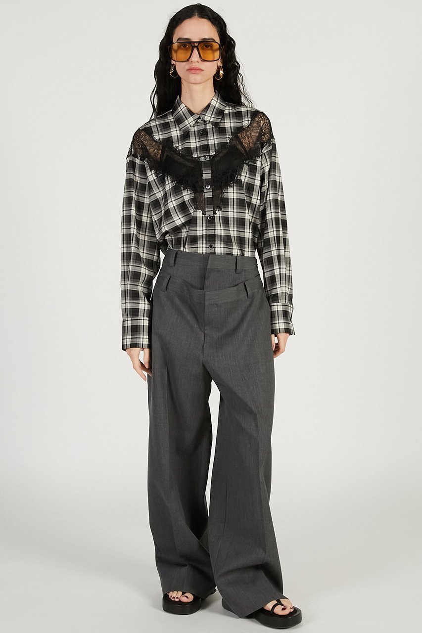 【プランク プロジェクト/PRANK PROJECT】のレースコンビシャツ 人気、トレンドファッション・服の通販 founy(ファニー) ファッション Fashion レディースファッション Fashion for Women トップス・カットソー Cut & Sew Tops シャツ・ブラウス・オフィスカジュアル Elegant Blouses & Button-Ups 2026年 2026 エレガント 上品 Elegant シルク Silk, 100% Silk シンプル Simple, Minimal スリーブ Sleeve, Long Sleeve / Short Sleeve セットアップ Set-Up, Coordinated Outfit チェック Check, Plaid, Tartan デニム Denim, Jeans Material レース Lace, Lace Fabric ロング Long, Long-Length 夏 Summer 春 Spring S/S・春夏 SS, Spring/Summer, Warm Season 無地 Plain, Solid Color other-4|ID: prp329100004802777 ipo3291000000034845608