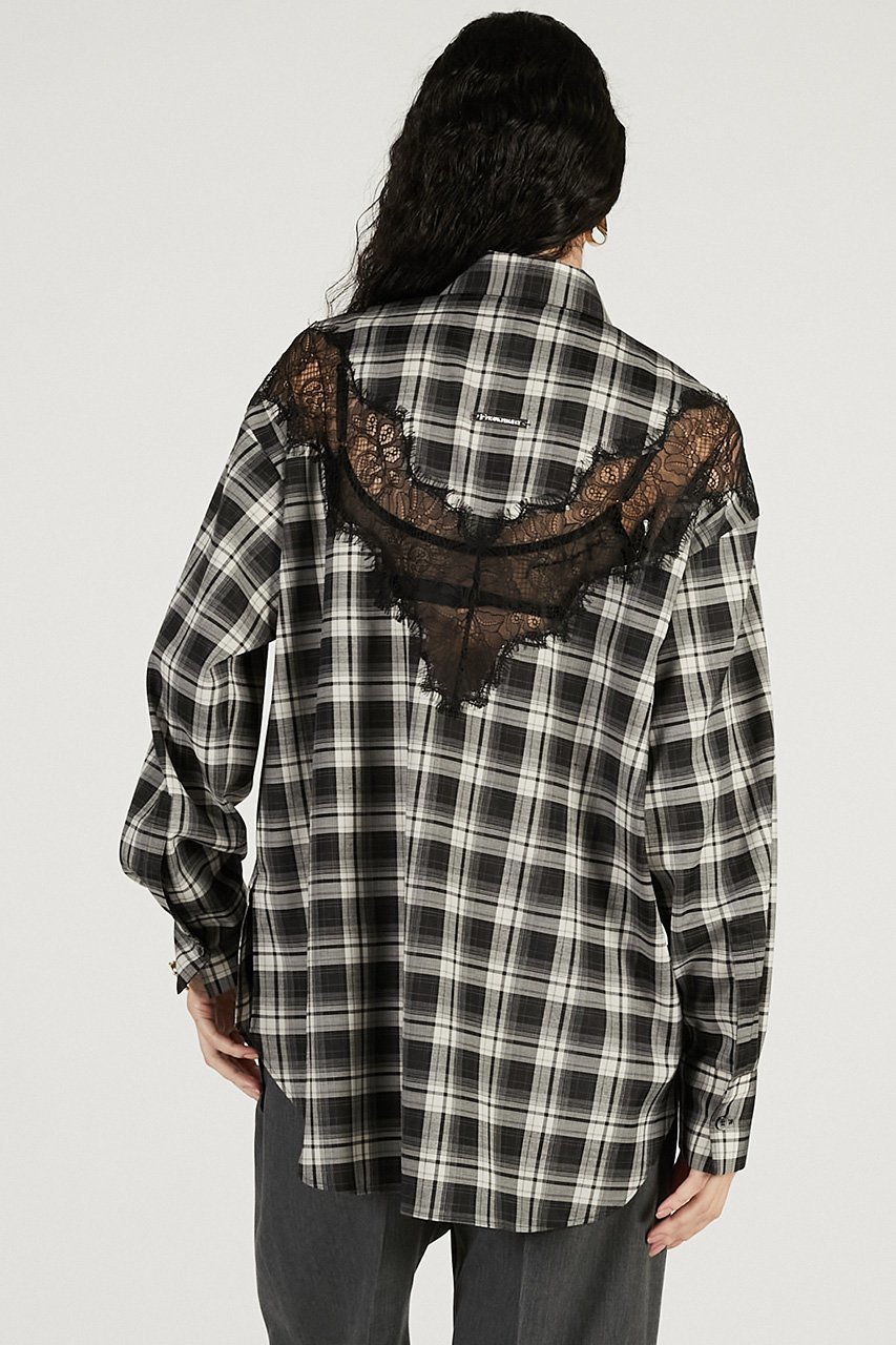 【プランク プロジェクト/PRANK PROJECT】のレースコンビシャツ 人気、トレンドファッション・服の通販 founy(ファニー) ファッション Fashion レディースファッション Fashion for Women トップス・カットソー Cut & Sew Tops シャツ・ブラウス・オフィスカジュアル Elegant Blouses & Button-Ups 2026年 2026 エレガント 上品 Elegant シルク Silk, 100% Silk シンプル Simple, Minimal スリーブ Sleeve, Long Sleeve / Short Sleeve セットアップ Set-Up, Coordinated Outfit チェック Check, Plaid, Tartan デニム Denim, Jeans Material レース Lace, Lace Fabric ロング Long, Long-Length 夏 Summer 春 Spring S/S・春夏 SS, Spring/Summer, Warm Season 無地 Plain, Solid Color other-7|ID: prp329100004802777 ipo3291000000034845612