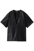 【プランク プロジェクト/PRANK PROJECT】のレザーライクオーバーT 人気、トレンドファッション・服の通販 founy(ファニー) ファッション Fashion レディースファッション Fashion for Women トップス・カットソー Cut & Sew Tops シャツ・ブラウス・オフィスカジュアル Elegant Blouses & Button-Ups ロングTシャツ・Tシャツ Longline T-Shirts & Tees カットソー・ベーシックTシャツ Cut-and-Sewn Tops / Stretch Tees & Basics カッティング Cutting Detail サテン Satin, Glossy Fabric スリーブ Sleeve, Long Sleeve / Short Sleeve タンブラー Tumbler, Travel Mug チュール Tulip, Tulip Motif フェイクレザー Faux Leather, PU Leather ロング Long, Long-Length エレガント 上品 Elegant 再入荷 Restock / Back in Stock thumbnail BLK(ブラック)|ID: prp329100004802787 ipo3291000000036022704