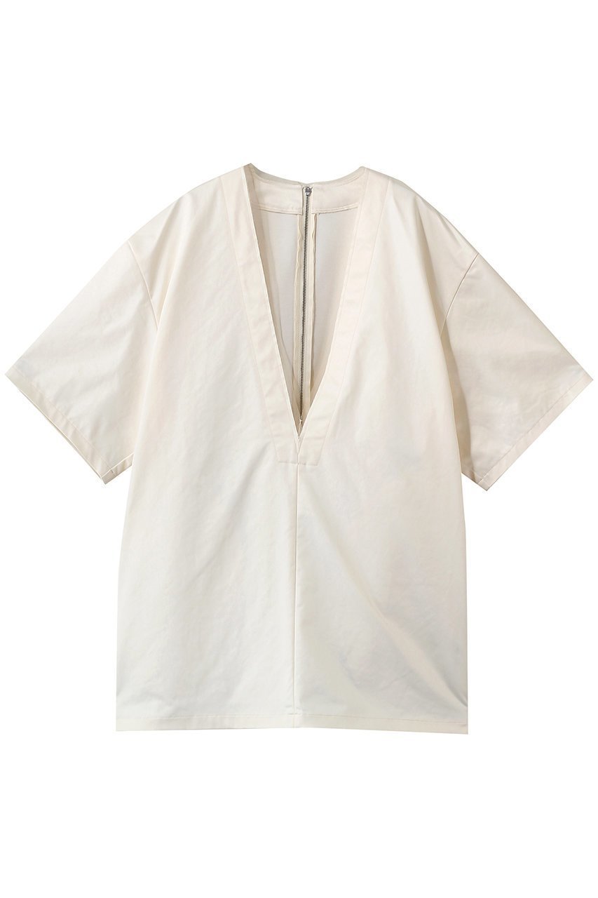 【プランク プロジェクト/PRANK PROJECT】のレザーライクオーバーT インテリア・キッズ・メンズ・レディースファッション・服の通販 founy(ファニー) ファッション Fashion レディースファッション Fashion for Women トップス・カットソー Cut & Sew Tops シャツ・ブラウス・オフィスカジュアル Elegant Blouses & Button-Ups ロングTシャツ・Tシャツ Longline T-Shirts & Tees カットソー・ベーシックTシャツ Cut-and-Sewn Tops / Stretch Tees & Basics カッティング Cutting Detail サテン Satin, Glossy Fabric スリーブ Sleeve, Long Sleeve / Short Sleeve タンブラー Tumbler, Travel Mug チュール Tulip, Tulip Motif フェイクレザー Faux Leather, PU Leather ロング Long, Long-Length エレガント 上品 Elegant 再入荷 Restock / Back in Stock IVR(アイボリー)|ID: prp329100004802787 ipo3291000000036022705