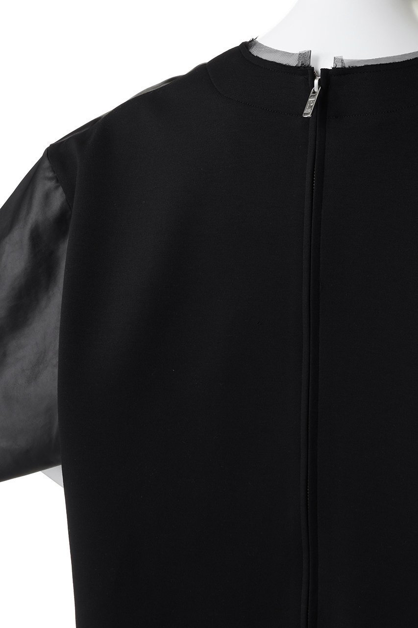 【プランク プロジェクト/PRANK PROJECT】のレザーライクオーバーT 人気、トレンドファッション・服の通販 founy(ファニー) ファッション Fashion レディースファッション Fashion for Women トップス・カットソー Cut & Sew Tops シャツ・ブラウス・オフィスカジュアル Elegant Blouses & Button-Ups ロングTシャツ・Tシャツ Longline T-Shirts & Tees カットソー・ベーシックTシャツ Cut-and-Sewn Tops / Stretch Tees & Basics カッティング Cutting Detail サテン Satin, Glossy Fabric スリーブ Sleeve, Long Sleeve / Short Sleeve タンブラー Tumbler, Travel Mug チュール Tulip, Tulip Motif フェイクレザー Faux Leather, PU Leather ロング Long, Long-Length エレガント 上品 Elegant 再入荷 Restock / Back in Stock other-6|ID: prp329100004802787 ipo3291000000036022710