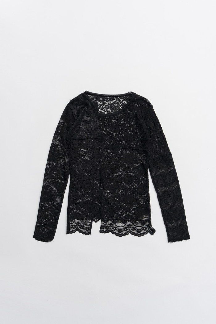 【プランク プロジェクト/PRANK PROJECT】のコラージュレーストップ インテリア・キッズ・メンズ・レディースファッション・服の通販 founy(ファニー) https://founy.com/ ファッション Fashion レディースファッション Fashion for Women トップス・カットソー Cut & Sew Tops シャツ・ブラウス・オフィスカジュアル Elegant Blouses & Button-Ups ロングTシャツ・Tシャツ Longline T-Shirts & Tees カットソー・ベーシックTシャツ Cut-and-Sewn Tops / Stretch Tees & Basics 2026年 2026 アシンメトリー Asymmetrical Style インナー Innerwear スカラップ Scallop, Scalloped Edge ストレッチ Stretch, Stretchy Fabric スリーブ Sleeve, Long Sleeve / Short Sleeve ミックス Mix, Mixed Style レース Lace, Lace Fabric ロング Long, Long-Length 夏 Summer 春 Spring S/S・春夏 SS, Spring/Summer, Warm Season |ID: prp329100004802788 ipo3291000000034845726