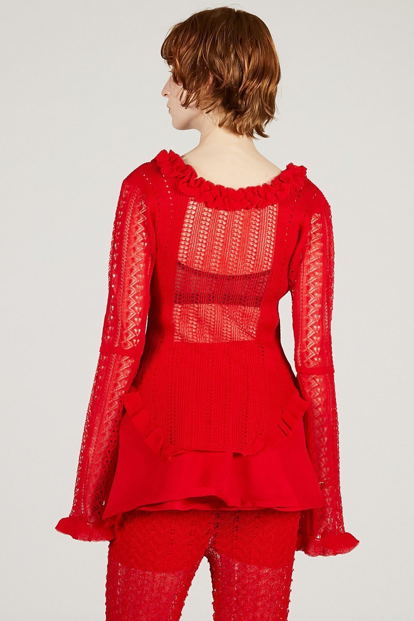 【プランク プロジェクト/PRANK PROJECT】のクロシェライク2WAYカーディガン 人気、トレンドファッション・服の通販 founy(ファニー) ファッション Fashion レディースファッション Fashion for Women トップス・カットソー Cut & Sew Tops ニット Knit Tops & Sweaters カーディガン・羽織り Layered Style Cardigans 2026年 2026 カーディガン Cardigan, Knitwear デコルテ Décolleté, Neckline フリル Frill, Ruffle 夏 Summer 春 Spring S/S・春夏 SS, Spring/Summer, Warm Season other-5|ID: prp329100004802790 ipo3291000000034845754