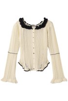 【プランク プロジェクト/PRANK PROJECT】のクロシェライク2WAYカーディガン BGE(ベージュ)|ID: prp329100004802790 ipo3291000000036950050