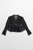 【プランク プロジェクト/PRANK PROJECT】のシアーコンビペプラムカーデ 人気、トレンドファッション・服の通販 founy(ファニー) ファッション Fashion レディースファッション Fashion for Women トップス・カットソー Cut & Sew Tops ニット Knit Tops & Sweaters カーディガン・羽織り Layered Style Cardigans 2026年 2026 カーディガン Cardigan, Knitwear コンパクト Compact, Small Size シアー Sheer, See-Through デニム Denim, Jeans Material ドッキング Docking, Mixed Material バランス Balance, Style Balance フィット Fit, Slim Fit フォルム Silhouette, Form ペプラム Peplum, Flared Hem ボトム Bottoms, Lower Wear リブニット Rib Knit, Ribbed Knit 夏 Summer 春 Spring S/S・春夏 SS, Spring/Summer, Warm Season |ID:prp329100004802791