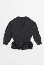 【プランク プロジェクト/PRANK PROJECT】のテープリボンキャミレイヤードニット C.GRY(チャコールグレー)|ID: prp329100004802792 ipo3291000000034845769