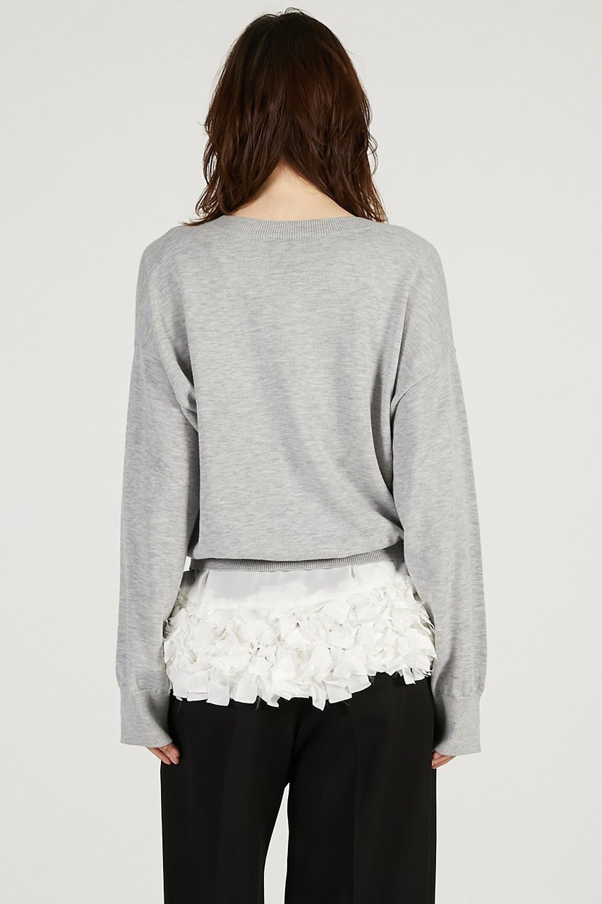 【プランク プロジェクト/PRANK PROJECT】のテープリボンキャミレイヤードニット 人気、トレンドファッション・服の通販 founy(ファニー) ファッション Fashion レディースファッション Fashion for Women トップス・カットソー Cut & Sew Tops ニット Knit Tops & Sweaters キャミソール&ノースリーブ Camisoles & Sleeveless Tops カジュアルプルオーバー・ニットトップス Pullovers & Knit Tops / Casual Pullovers 2026年 2026 インナー Innerwear キャミ Camisole, Cami Top キャミソール Camisole, Spaghetti Strap Top シルク Silk, 100% Silk スウェット / スエット Sweatshirt, Sweatwear タフタ Taffeta, Structured Fabric デニム Denim, Jeans Material ミドル Middle Length, Mid Height リボン Ribbon, Bow ルーズ Loose, Oversized 夏 Summer 春 Spring S/S・春夏 SS, Spring/Summer, Warm Season other-5|ID: prp329100004802792 ipo3291000000034845774