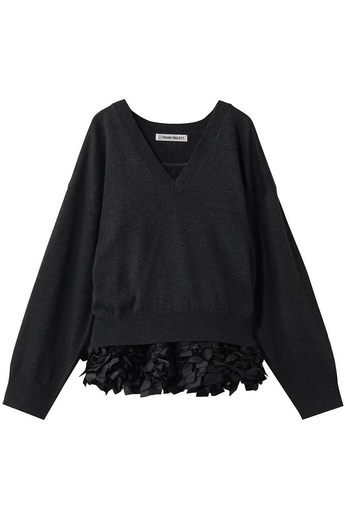 【プランク プロジェクト/PRANK PROJECT】のテープリボンキャミレイヤードニット インテリア・キッズ・メンズ・レディースファッション・服の通販 founy(ファニー) https://founy.com/ ファッション Fashion レディースファッション Fashion for Women トップス・カットソー Cut & Sew Tops ニット Knit Tops & Sweaters キャミソール&ノースリーブ Camisoles & Sleeveless Tops カジュアルプルオーバー・ニットトップス Pullovers & Knit Tops / Casual Pullovers 2026年 2026 インナー Innerwear キャミ Camisole, Cami Top キャミソール Camisole, Spaghetti Strap Top シルク Silk, 100% Silk スウェット / スエット Sweatshirt, Sweatwear タフタ Taffeta, Structured Fabric デニム Denim, Jeans Material ミドル Middle Length, Mid Height リボン Ribbon, Bow ルーズ Loose, Oversized 夏 Summer 春 Spring S/S・春夏 SS, Spring/Summer, Warm Season |ID: prp329100004802792 ipo3291000000036138362