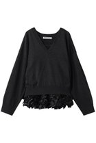 【プランク プロジェクト/PRANK PROJECT】のテープリボンキャミレイヤードニット C.GRY(チャコールグレー)|ID: prp329100004802792 ipo3291000000036138363