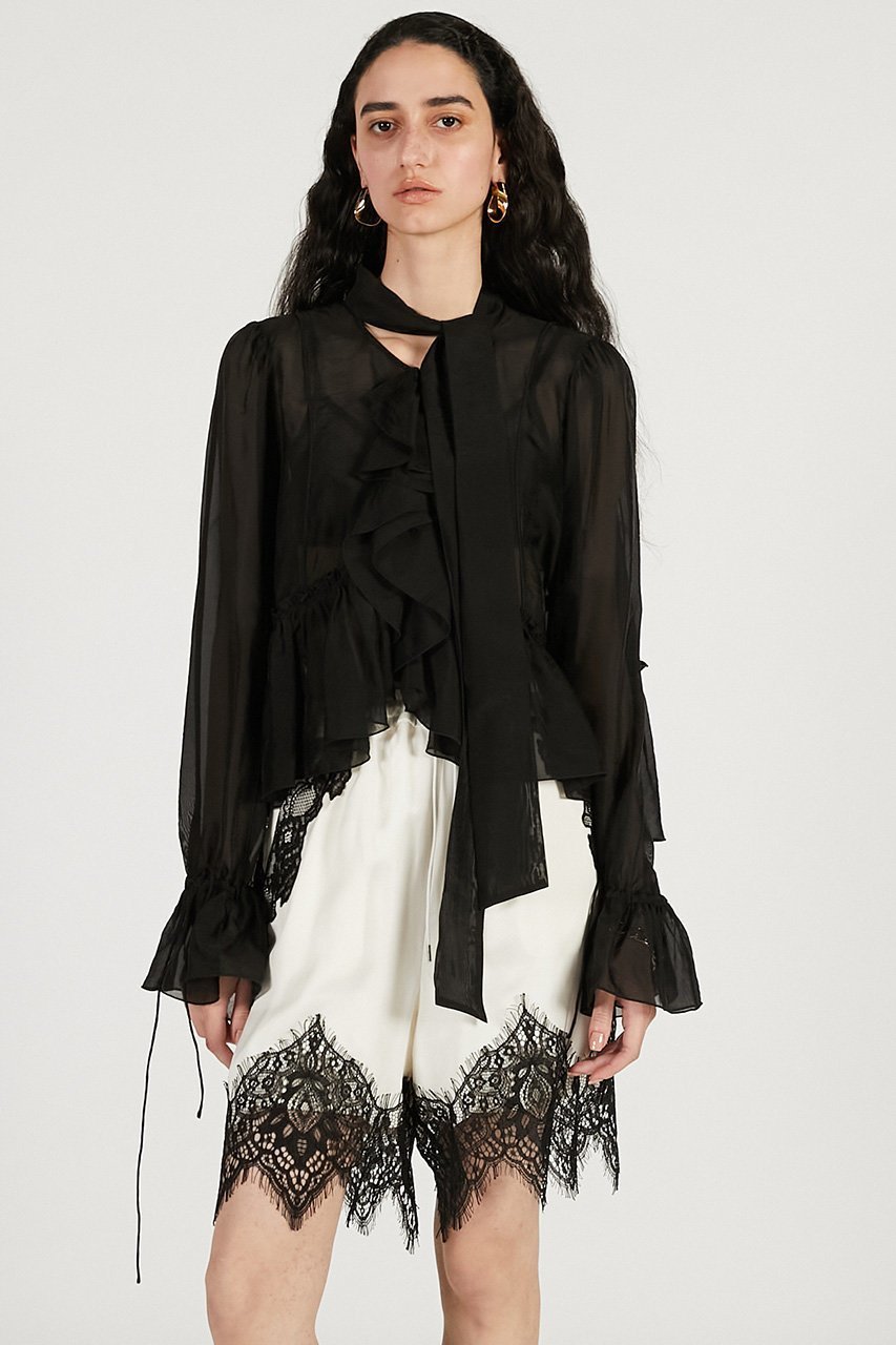 【プランク プロジェクト/PRANK PROJECT】のラッフルボウタイブラウス 人気、トレンドファッション・服の通販 founy(ファニー) ファッション Fashion レディースファッション Fashion for Women トップス・カットソー Cut & Sew Tops シャツ・ブラウス・オフィスカジュアル Elegant Blouses & Button-Ups 2026年 2026 おすすめ Recommended / Our Picks カーディガン Cardigan, Knitwear シアー Sheer, See-Through スリーブ Sleeve, Long Sleeve / Short Sleeve ダウン Down, Puffer ハーフ Half, Half-Length リラックス Relax, Relaxed Fit ロング Long, Long-Length 今季 This Season, Current Season 夏 Summer 定番 Standard, Basic Item 春 Spring S/S・春夏 SS, Spring/Summer, Warm Season A/W・秋冬 Autumn/Winter other-8|ID: prp329100004802794 ipo3291000000034845798