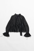 【プランク プロジェクト/PRANK PROJECT】のラッフルボウタイブラウス BLK(ブラック)|ID: prp329100004802794 ipo3291000000035862178