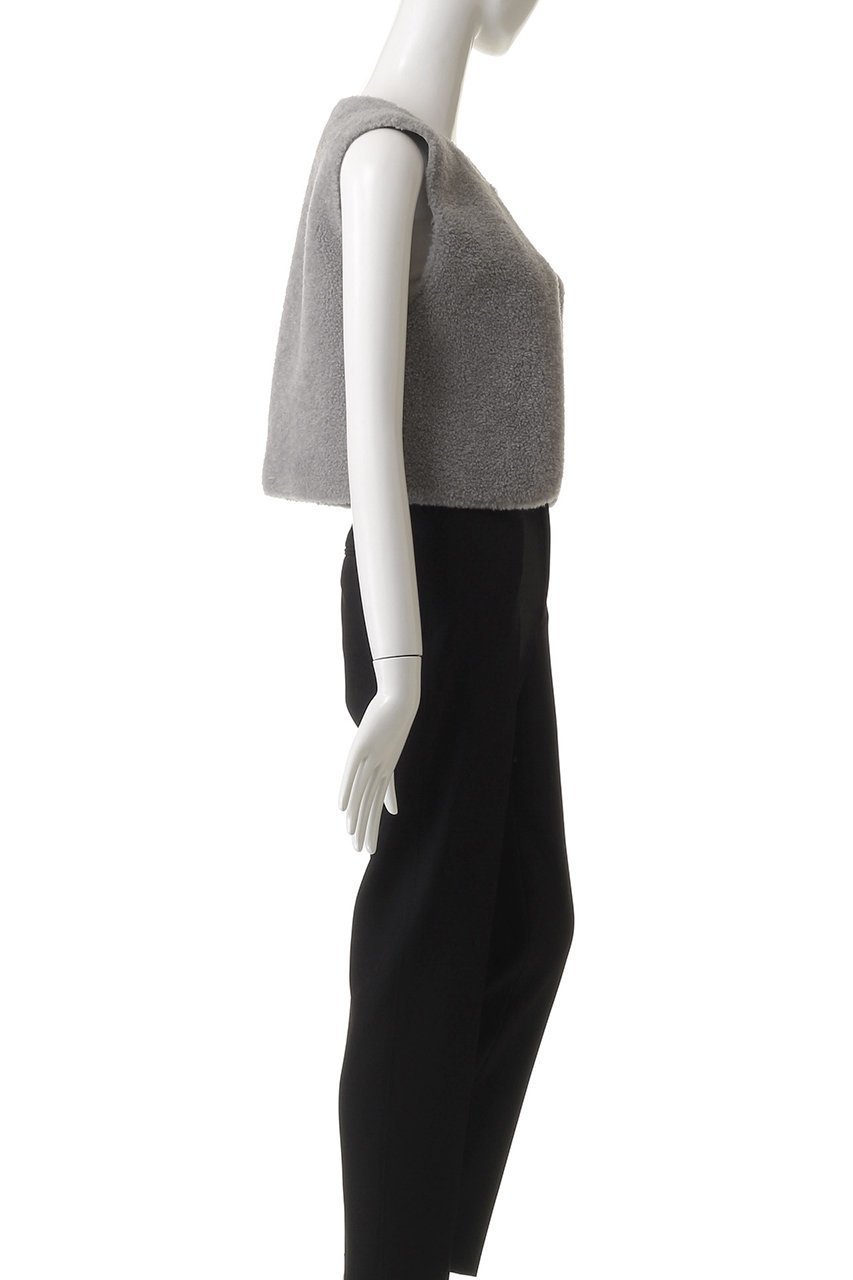 【リナージオ/LIGNAGGIO】のラムボアフェイク 1枚仕立ノーカラーショートジレ 人気、トレンドファッション・服の通販 founy(ファニー) ファッション Fashion レディースファッション Fashion for Women アウター Coat / Outerwear Collection レディースジャケット・軽アウター Jackets インナー Innerwear ショート Short, Short Length ジャケット Jacket, Outerwear バランス Balance, Style Balance フェイク Faux, Fake ベスト Vest, Waistcoat リュクス Luxury, Elegant, High-End, Chic エレガント 上品 Elegant 新作・新入荷 New Arrivals / New In other-3|ID: prp329100004802795 ipo3291000000034845961