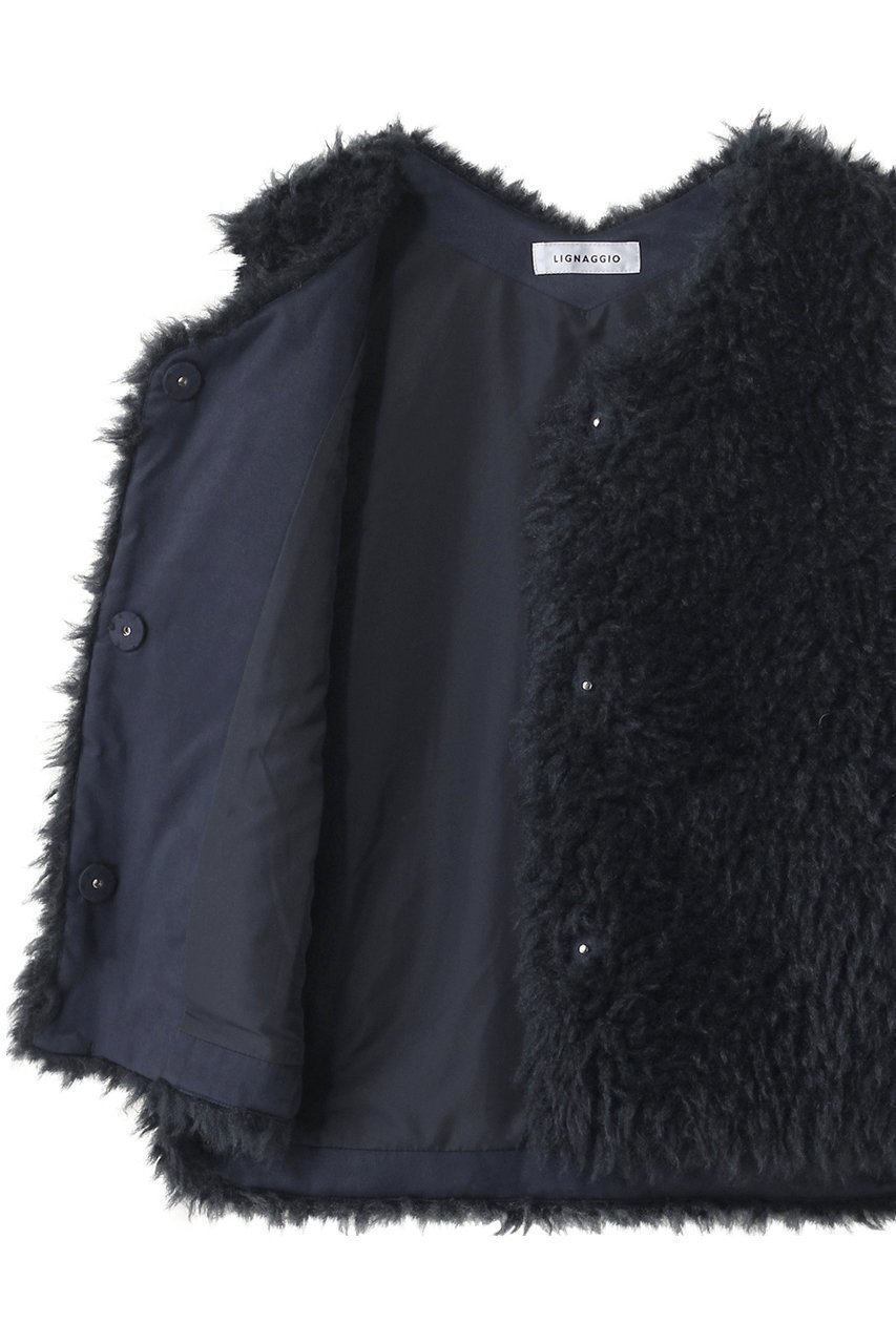 【リナージオ/LIGNAGGIO】のECOPEL ラム風ロングヘアーフェイク ジレ 人気、トレンドファッション・服の通販 founy(ファニー) ファッション Fashion レディースファッション Fashion for Women アウター Coat / Outerwear Collection レディースジャケット・軽アウター Jackets コンパクト Compact, Small Size ジャケット Jacket, Outerwear ノースリーブ Sleeveless, No-Sleeve ベスト Vest, Waistcoat ベーシック Basic, Essential ボトム Bottoms, Lower Wear ラグジュアリー Luxury, Elegant other-6|ID: prp329100004802796 ipo3291000000036138389