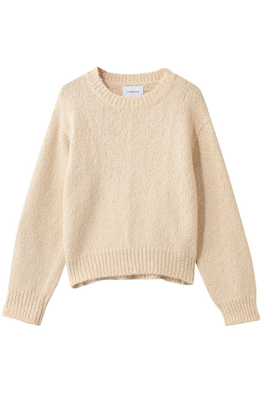 【スタニングルアー/STUNNING LURE】のスラブリリーフェザープルオーバー 人気、トレンドファッション・服の通販 founy(ファニー) ファッション Fashion レディースファッション Fashion for Women トップス・カットソー Cut & Sew Tops ニット Knit Tops & Sweaters カジュアルプルオーバー・ニットトップス Pullovers & Knit Tops / Casual Pullovers スウェット / スエット Sweatshirt, Sweatwear バランス Balance, Style Balance フェザーヤーン Feather Yarn, Fluffy Yarn ボトム Bottoms, Lower Wear other-1|ID: prp329100004803934 ipo3291000000034968465