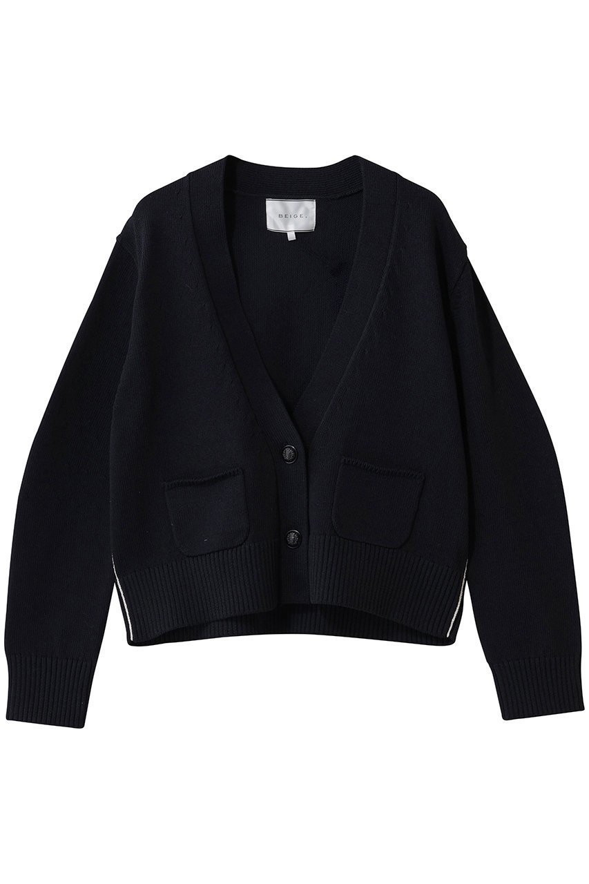 【ベイジ,/BEIGE,】のHELIODOR(ヘリオドール)/マリンボタンクロップドカーディガン インテリア・キッズ・メンズ・レディースファッション・服の通販 founy(ファニー) ファッション Fashion レディースファッション Fashion for Women トップス・カットソー Cut & Sew Tops ニット Knit Tops & Sweaters カーディガン・羽織り Layered Style Cardigans 2026年 2026 カーディガン Cardigan, Knitwear クロップド Cropped, Short Length コンパクト Compact, Small Size スリーブ Sleeve, Long Sleeve / Short Sleeve フロント Front, Front Design ポケット Pocket, Pocket Detail ロング Long, Long-Length 夏 Summer 春 Spring S/S・春夏 SS, Spring/Summer, Warm Season Navy|ID: prp329100004803936 ipo3291000000035975357