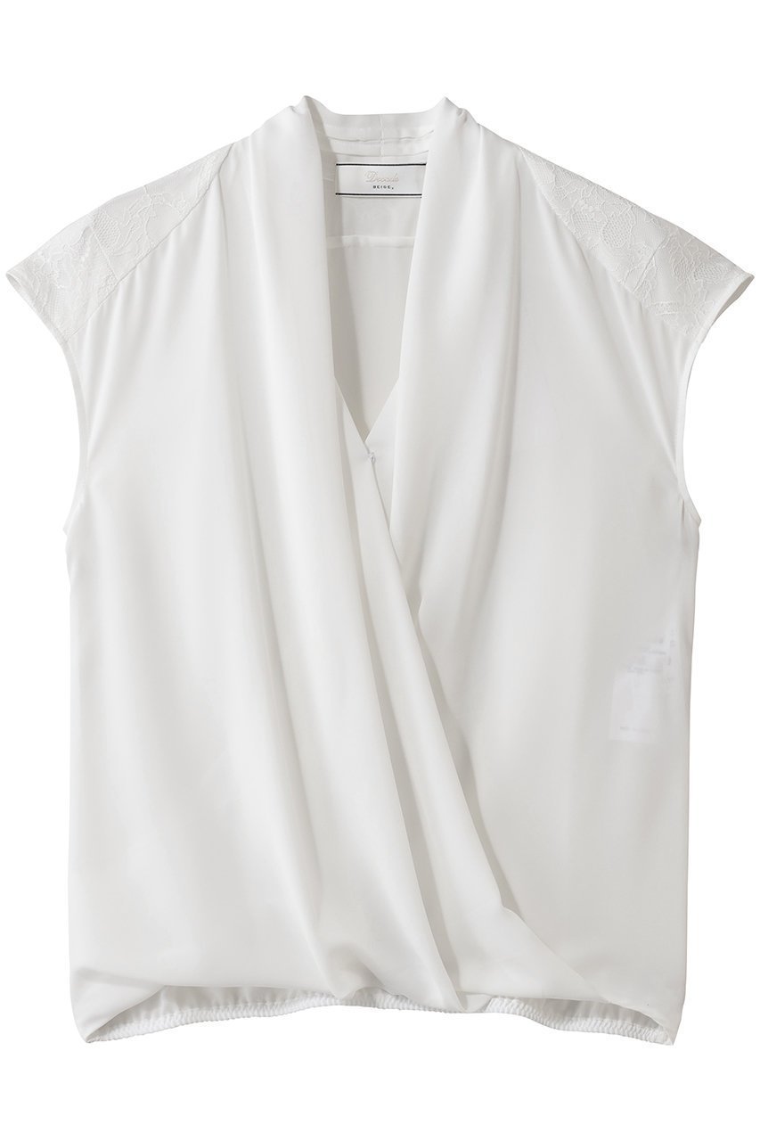 【ベイジ,/BEIGE,】のOLIVE(オリーブ)/カシュクールブラウス インテリア・キッズ・メンズ・レディースファッション・服の通販 founy(ファニー) ファッション Fashion レディースファッション Fashion for Women トップス・カットソー Cut & Sew Tops シャツ・ブラウス・オフィスカジュアル Elegant Blouses & Button-Ups 2026年 2026 アシンメトリー Asymmetrical Style ショート Short, Short Length シンプル Simple, Minimal スリーブ Sleeve, Long Sleeve / Short Sleeve ドレープ Drape, Draping Fabric フェミニン Feminine, Girly フレンチ French, French Style ラップ Wrap, Wrap Design 夏 Summer 春 Spring S/S・春夏 SS, Spring/Summer, Warm Season White|ID: prp329100004803940 ipo3291000000035390134