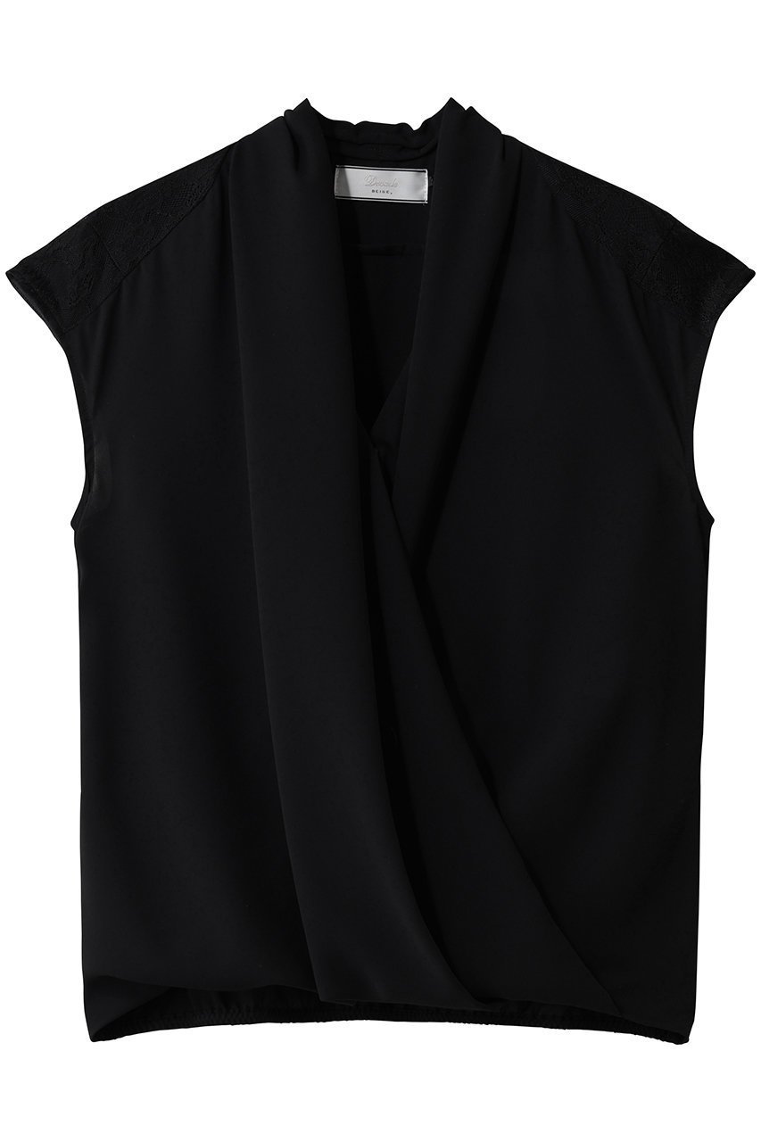 【ベイジ,/BEIGE,】のOLIVE(オリーブ)/カシュクールブラウス インテリア・キッズ・メンズ・レディースファッション・服の通販 founy(ファニー) ファッション Fashion レディースファッション Fashion for Women トップス・カットソー Cut & Sew Tops シャツ・ブラウス・オフィスカジュアル Elegant Blouses & Button-Ups 2026年 2026 アシンメトリー Asymmetrical Style ショート Short, Short Length シンプル Simple, Minimal スリーブ Sleeve, Long Sleeve / Short Sleeve ドレープ Drape, Draping Fabric フェミニン Feminine, Girly フレンチ French, French Style ラップ Wrap, Wrap Design 夏 Summer 春 Spring S/S・春夏 SS, Spring/Summer, Warm Season Black|ID: prp329100004803940 ipo3291000000035390135