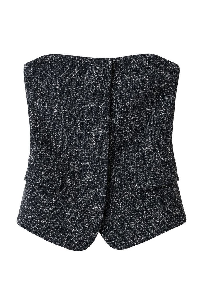 【ベイジ,/BEIGE,】のTRIPHANE(トリフェーン)/バックニットツイードビスチェ インテリア・キッズ・メンズ・レディースファッション・服の通販 founy(ファニー) https://founy.com/ ファッション Fashion レディースファッション Fashion for Women アウター Coat / Outerwear Collection レディースジャケット・軽アウター Jackets 2026年 2026 ジャケット Jacket, Outerwear ツイード Twill, Twill Weave ビスチェ Bustier, Corset Top フィット Fit, Slim Fit フェミニン Feminine, Girly ベスト Vest, Waistcoat 夏 Summer 春 Spring S/S・春夏 SS, Spring/Summer, Warm Season |ID: prp329100004803943 ipo3291000000034853814