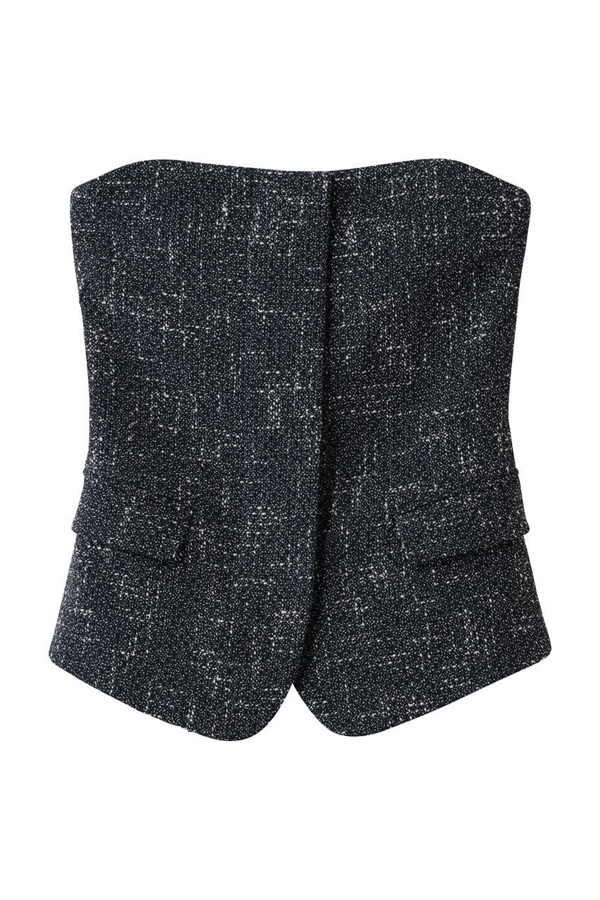 【ベイジ,/BEIGE,】のTRIPHANE(トリフェーン)/バックニットツイードビスチェ インテリア・キッズ・メンズ・レディースファッション・服の通販 founy(ファニー) ファッション Fashion レディースファッション Fashion for Women アウター Coat / Outerwear Collection レディースジャケット・軽アウター Jackets 2026年 2026 ジャケット Jacket, Outerwear ツイード Twill, Twill Weave ビスチェ Bustier, Corset Top フィット Fit, Slim Fit フェミニン Feminine, Girly ベスト Vest, Waistcoat 夏 Summer 春 Spring S/S・春夏 SS, Spring/Summer, Warm Season Navy Mix|ID: prp329100004803943 ipo3291000000034853815