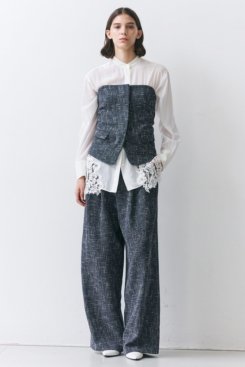 【ベイジ,/BEIGE,】のTRIPHANE(トリフェーン)/バックニットツイードビスチェ 人気、トレンドファッション・服の通販 founy(ファニー) 　ファッション　Fashion　レディースファッション　Fashion for Women　アウター　Coat / Outerwear Collection　レディースジャケット・軽アウター　Jackets　2026年　2026　ジャケット　Jacket, Outerwear　ツイード　Twill, Twill Weave　ビスチェ　Bustier, Corset Top　フィット　Fit, Slim Fit　フェミニン　Feminine, Girly　ベスト　Vest, Waistcoat　夏　Summer　春　Spring　S/S・春夏　SS, Spring/Summer, Warm Season　other-6|ID: prp329100004803943 ipo3291000000035975379