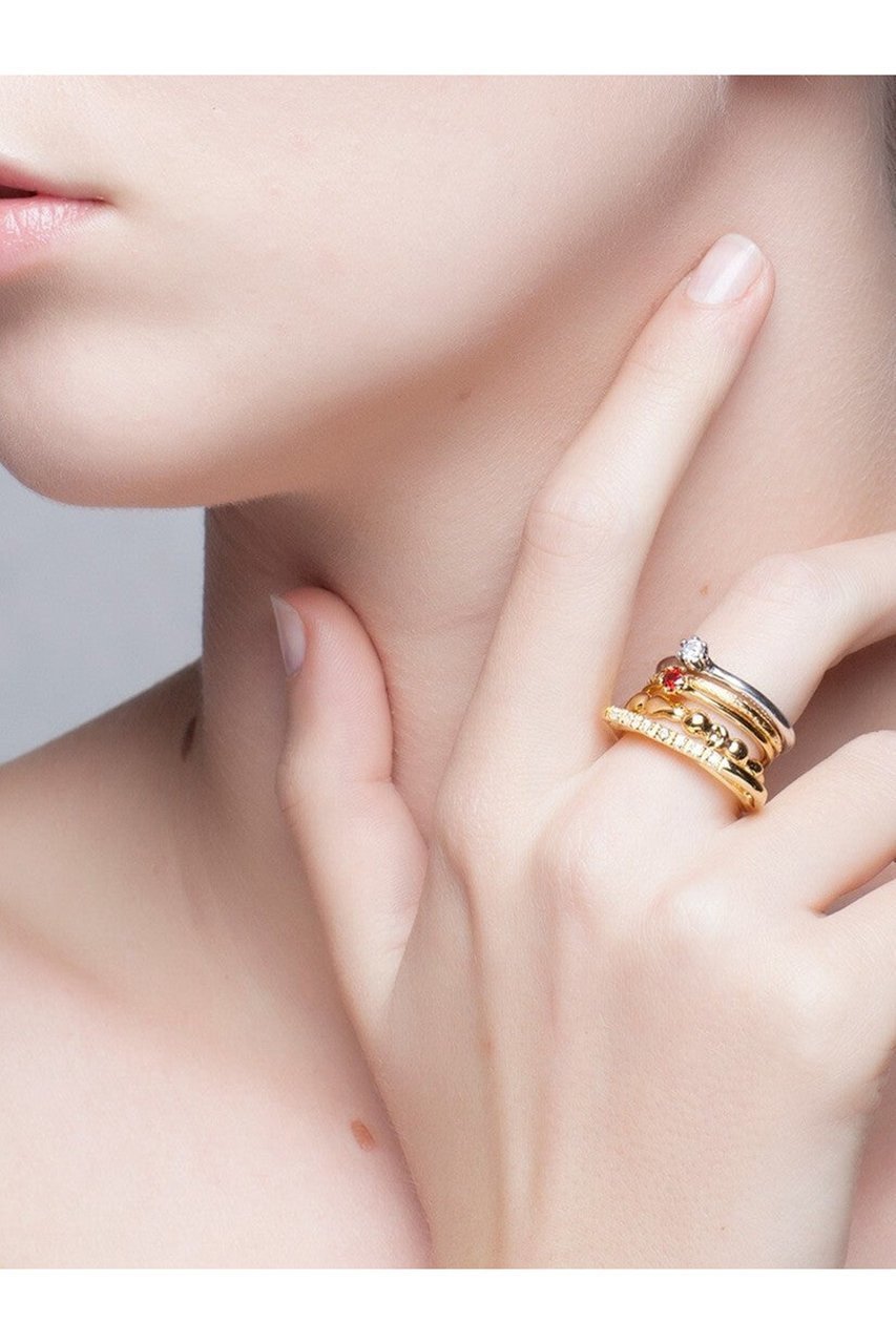 【アッシュ ペー フランス/H.P.FRANCE】の【Iosselliani】CLASSIC COLLECTION Armonia 5連リング 人気、トレンドファッション・服の通販 founy(ファニー) 　ファッション　Fashion　レディースファッション　Fashion for Women　ジュエリー　Jewelry　イタリア　Italy　春　Spring　クラシカル　Classical, Vintage-Inspired　コレクション　Collection, Seasonal Line　ジュエリー　Jewelry, Accessories　フェミニン　Feminine, Girly　S/S・春夏　SS, Spring/Summer, Warm Season　おすすめ　Recommended / Our Picks　夏　Summer　2026年　2026　other-2|ID: prp329100004806058 ipo3291000000035390252