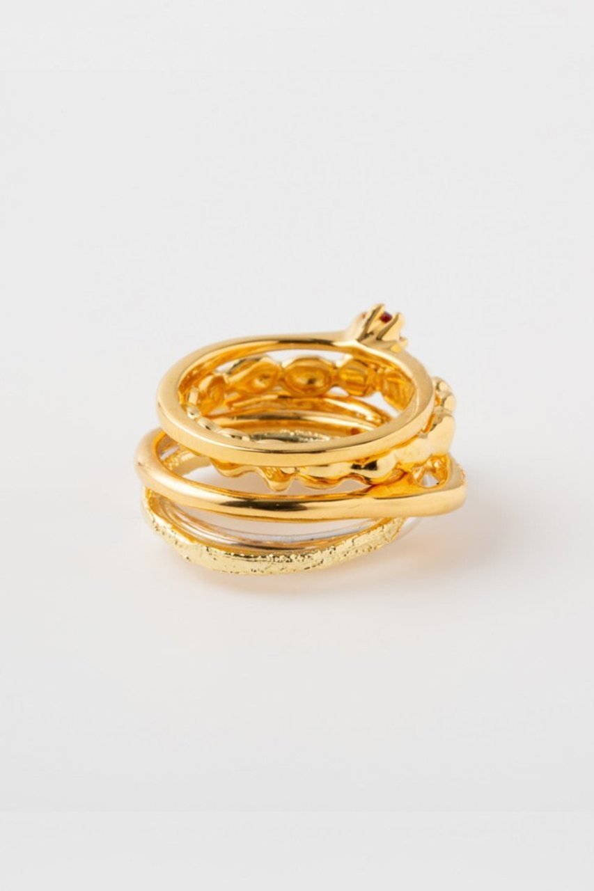 【アッシュ ペー フランス/H.P.FRANCE】の【Iosselliani】CLASSIC COLLECTION Armonia 5連リング 人気、トレンドファッション・服の通販 founy(ファニー) 　ファッション　Fashion　レディースファッション　Fashion for Women　ジュエリー　Jewelry　イタリア　Italy　春　Spring　クラシカル　Classical, Vintage-Inspired　コレクション　Collection, Seasonal Line　ジュエリー　Jewelry, Accessories　フェミニン　Feminine, Girly　S/S・春夏　SS, Spring/Summer, Warm Season　おすすめ　Recommended / Our Picks　夏　Summer　2026年　2026　other-5|ID: prp329100004806058 ipo3291000000035390255