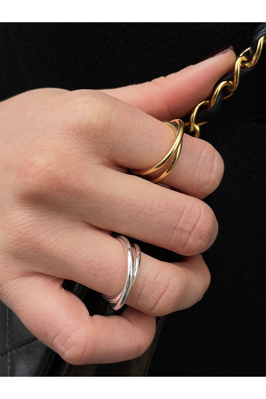 【アッシュ ペー フランス/H.P.FRANCE】の【ALT】2.0 spiral シルバーリング 人気、トレンドファッション・服の通販 founy(ファニー) 　ファッション　Fashion　レディースファッション　Fashion for Women　ジュエリー　Jewelry　シルバーリング　Silver Rings　ファッションリング　Fashion Rings　アクセサリー　Fashion Accessories　春　Spring　シルバー　Silver, Metallic Silver　シンプル　Simple, Minimal　ジュエリー　Jewelry, Accessories　スタイリッシュ　Stylish, Fashionable　チェーン　Chain, Chain Strap　ネックレス　Necklace, Pendant Necklace　フランス　France, French　リバーシブル　Reversible, Two-Sided　S/S・春夏　SS, Spring/Summer, Warm Season　夏　Summer　2026年　2026　other-2|ID: prp329100004806067 ipo3291000000034874829