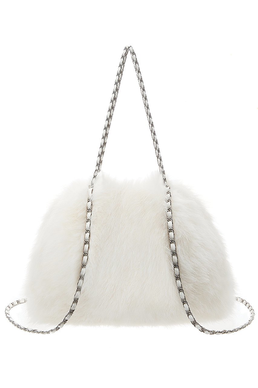 【レモンプレット/Lemonplet】のFAUX FUR CHUPETTE BACKPACK インテリア・キッズ・メンズ・レディースファッション・服の通販 founy(ファウニー) 　ファッション　Fashion　レディースファッション　Fashion for Women　バッグ　Bags　フェイクファー　Faux Fur, Imitation Fur　ポケット　Pocket, Pocket Detail　リュック　Backpack, Rucksack　軽量　Lightweight, Ultra Light　SNOW WHITE|ID: prp329100004806084 ipo3291000000036804742