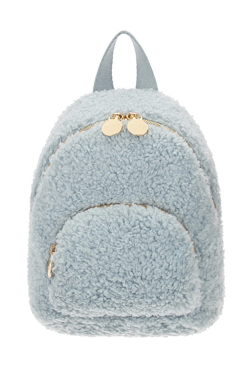 【レモンプレット/Lemonplet】のFAUX FUR ADORA MINI BACKPACK インテリア・キッズ・メンズ・レディースファッション・服の通販 founy(ファニー) 　ファッション　Fashion　レディースファッション　Fashion for Women　バッグ　Bags　フェイクファー　Faux Fur, Imitation Fur　ポケット　Pocket, Pocket Detail　ラップ　Wrap, Wrap Design　リュック　Backpack, Rucksack　MINT|ID: prp329100004806086 ipo3291000000035390392