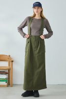 【オブラダ/Oblada】のカーゴスカート 人気、トレンドファッション・服の通販 founy(ファニー) ファッション Fashion レディースファッション Fashion for Women スカート Skirts ロングスカート Long Skirts / Maxi & Midi Skirts サスペンダー Suspenders, Braces シンプル Simple, Minimal ポケット Pocket, Pocket Detail ロング Long, Long-Length 新作・新入荷 New Arrivals / New In |ID:prp329100004806145