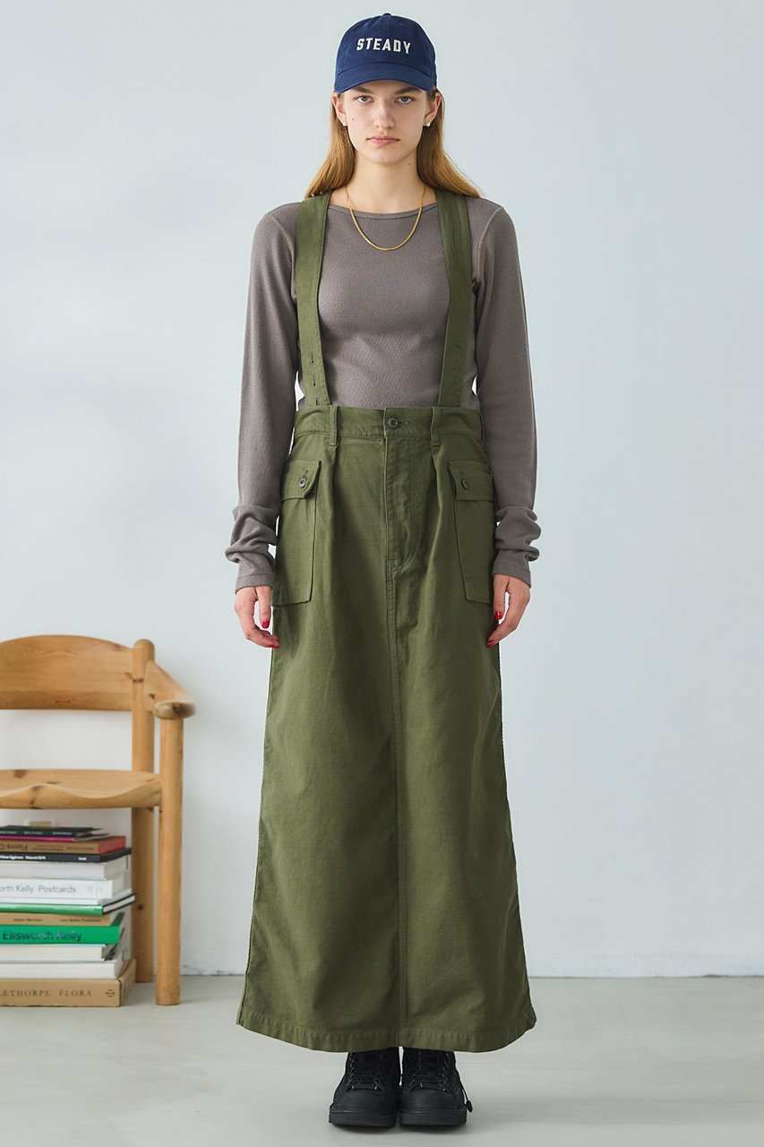 【オブラダ/Oblada】のカーゴスカート 人気、トレンドファッション・服の通販 founy(ファニー) ファッション Fashion レディースファッション Fashion for Women スカート Skirts ロングスカート Long Skirts / Maxi & Midi Skirts サスペンダー Suspenders, Braces シンプル Simple, Minimal ポケット Pocket, Pocket Detail ロング Long, Long-Length other-2|ID: prp329100004806145 ipo3291000000035502483