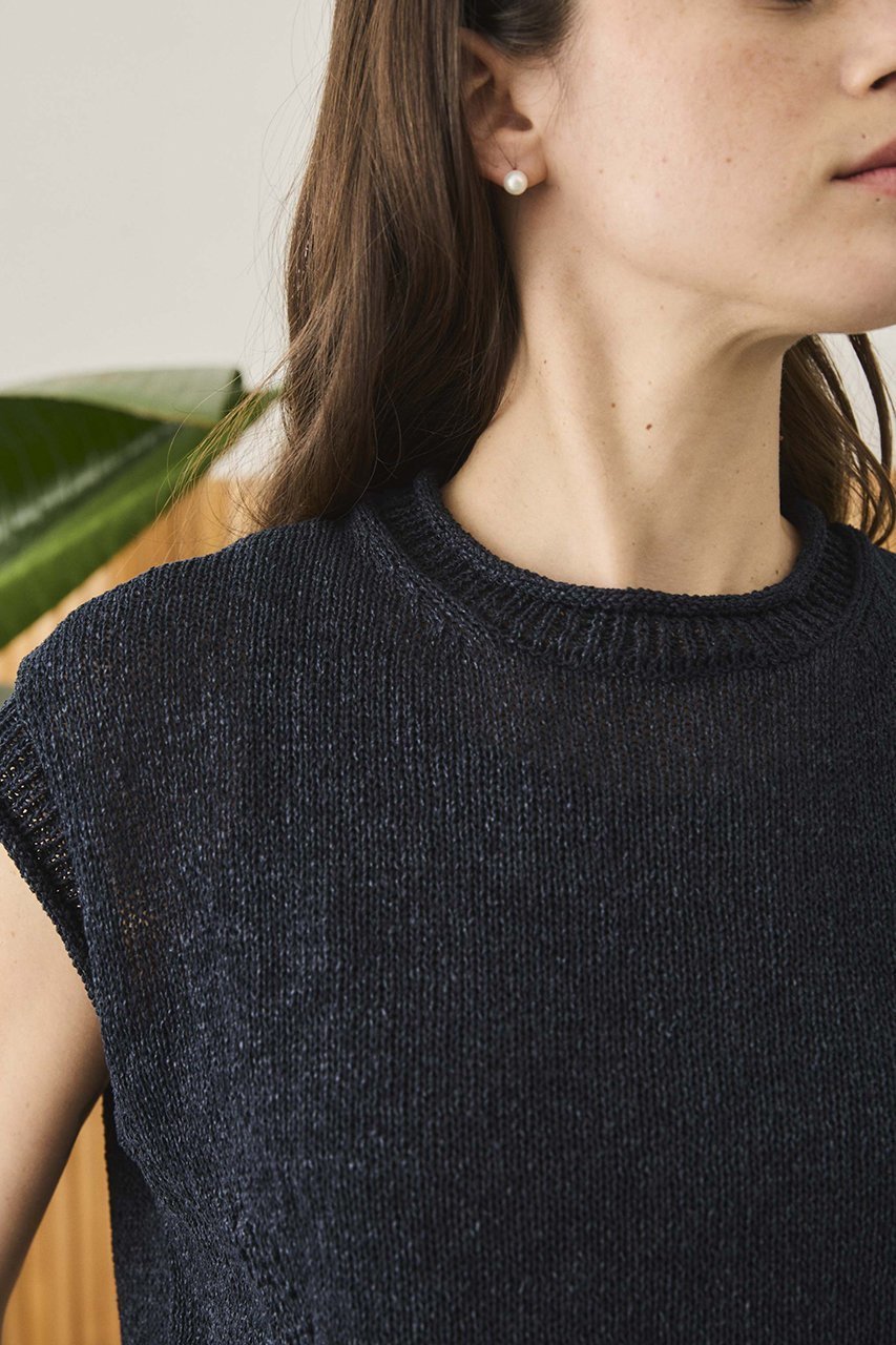 【オブラダ/Oblada】のPAPER ニット 人気、トレンドファッション・服の通販 founy(ファニー) ファッション Fashion レディースファッション Fashion for Women トップス・カットソー Cut & Sew Tops ニット Knit Tops & Sweaters カジュアルプルオーバー・ニットトップス Pullovers & Knit Tops / Casual Pullovers ショルダー Shoulder, Shoulder Strap スリーブ Sleeve, Long Sleeve / Short Sleeve タオル Towel, Bath Towel ドロップ Drop Shoulder, Dropped Style ノースリーブ Sleeveless, No-Sleeve フレンチ French, French Style ペーパー Paper, Kraft Paper エレガント 上品 Elegant 新作・新入荷 New Arrivals / New In other-2|ID: prp329100004806154 ipo3291000000034875741