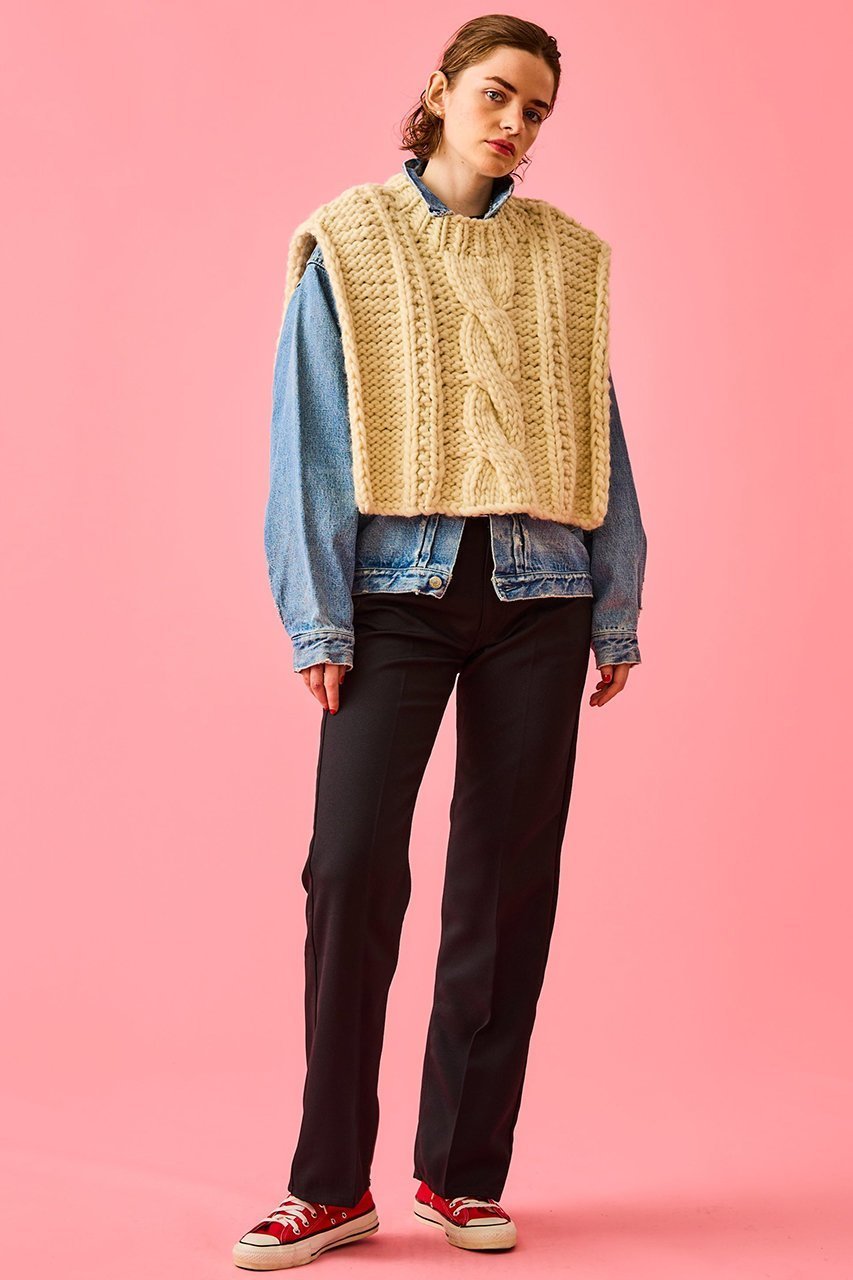 【オブラダ/Oblada】のCARROLL ベスト 人気、トレンドファッション・服の通販 founy(ファニー) ファッション Fashion レディースファッション Fashion for Women アウター Coat / Outerwear Collection レディースジャケット・軽アウター Jackets シンプル Simple, Minimal ジャケット Jacket, Outerwear ベスト Vest, Waistcoat 手編み Hand-Knitted, Handmade Knit other-2|ID: prp329100004806158 ipo3291000000035502497