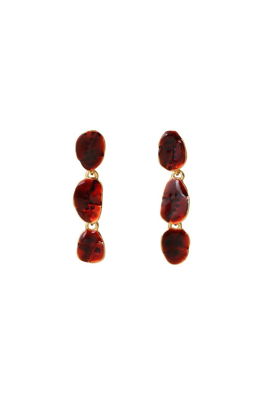 【セシル エ ジャンヌ/CECILE ET JEANNE】のエマイユ ルージュ 3連ドロップピアス 人気、トレンドファッション・服の通販 founy(ファニー) ファッション Fashion レディースファッション Fashion for Women ジュエリー Jewelry ファッションリング Fashion Rings イヤリング・フープ・ドロップタイプ Hoop, Drop & Clip Earrings イヤリング Earrings シンプル Simple, Minimal ドロップ Drop Shoulder, Dropped Style プレート Plate, Dish ロング Long, Long-Length エレガント 上品 Elegant 人気 Popular, Best Seller other-1|ID: prp329100004807394 ipo3291000000035495096