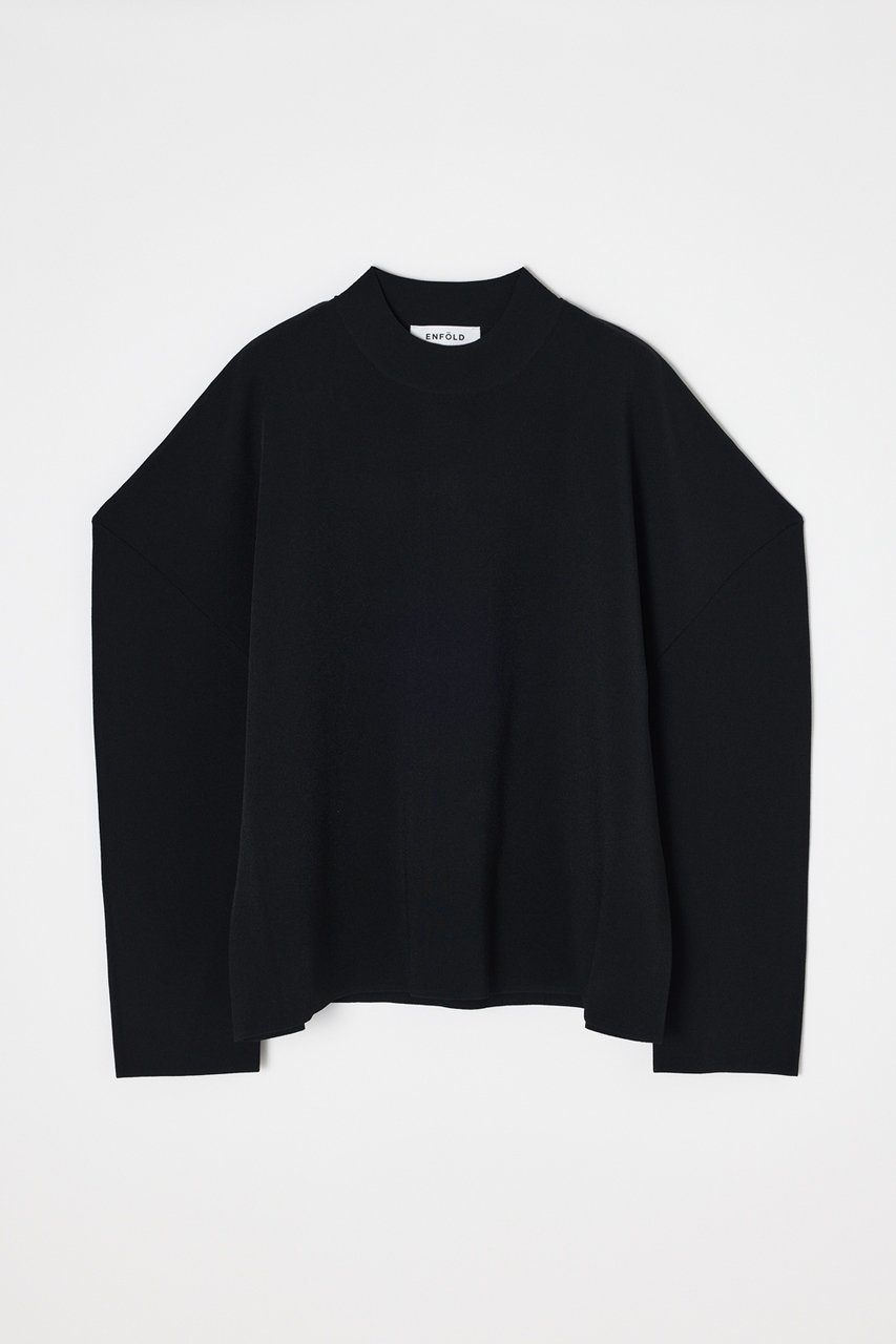 【エンフォルド/ENFOLD】のDINNER KNIT-PULLOVER インテリア・キッズ・メンズ・レディースファッション・服の通販 founy(ファニー) 　ファッション　Fashion　レディースファッション　Fashion for Women　トップス・カットソー　Cut & Sew Tops　ニット　Knit Tops & Sweaters　カジュアルプルオーバー・ニットトップス　Pullovers & Knit Tops / Casual Pullovers　2026年　2026　おすすめ　Recommended / Our Picks　シルク　Silk, 100% Silk　今季　This Season, Current Season　再入荷　Restock / Back in Stock　夏　Summer　春　Spring　S/S・春夏　SS, Spring/Summer, Warm Season　ブラック|ID: prp329100004807399 ipo3291000000034885255