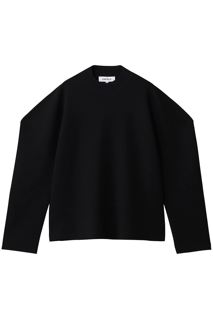 【エンフォルド/ENFOLD】のDINNER KNIT-PULLOVER インテリア・キッズ・メンズ・レディースファッション・服の通販 founy(ファニー) 　ファッション　Fashion　レディースファッション　Fashion for Women　トップス・カットソー　Cut & Sew Tops　ニット　Knit Tops & Sweaters　カジュアルプルオーバー・ニットトップス　Pullovers & Knit Tops / Casual Pullovers　おすすめ　Recommended / Our Picks　シルク　Silk, 100% Silk　今季　This Season, Current Season　ブラック|ID: prp329100004807399 ipo3291000000036138442