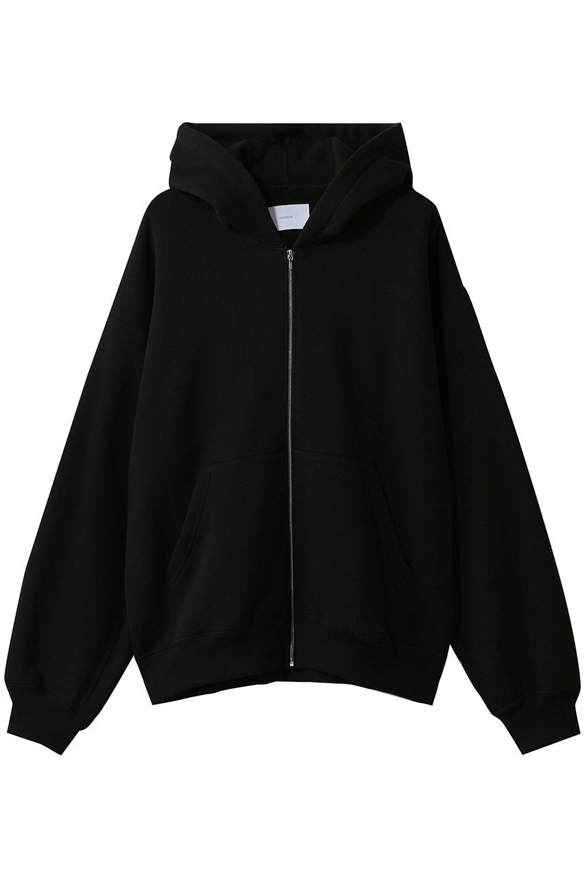 【シュタイン/ssstein】の【UNISEX】COTTON CASHMERE SWEAT ZIP HOODY インテリア・キッズ・メンズ・レディースファッション・服の通販 founy(ファニー) 　ファッション　Fashion　レディースファッション　Fashion for Women　トップス・カットソー　Cut & Sew Tops　シャツ・ブラウス・オフィスカジュアル　Elegant Blouses & Button-Ups　レディースパーカー・カジュアルフーディー　Casual Hoodies & Sweatshirts　ロングTシャツ・Tシャツ　Longline T-Shirts & Tees　スウェット・クルーネックトップス　Sweatshirts & Crewnecks / Relaxed Fit Sweat Tops　カットソー・ベーシックTシャツ　Cut-and-Sewn Tops / Stretch Tees & Basics　2026年　2026　ユニセックス　Unisex, Genderless　なめらか　Smooth, Silky Texture　リラックス　Relax, Relaxed Fit　エレガント 上品　Elegant　夏　Summer　定番　Standard, Basic Item　春　Spring　S/S・春夏　SS, Spring/Summer, Warm Season　ブラック|ID: prp329100004807400 ipo3291000000034885259