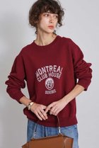 【ブリル/BRILL】の【raspail】ロゴスウェット レッド|ID: prp329100004807417 ipo3291000000034885381