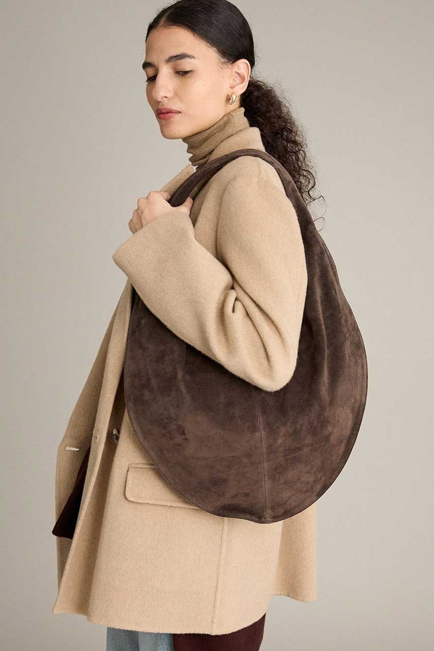 【ブリル/BRILL】の【MAEDEN】MARKET TOTE スエードショルダーバッグ インテリア・キッズ・メンズ・レディースファッション・服の通販 founy(ファニー) 　ファッション　Fashion　レディースファッション　Fashion for Women　バッグ　Bags　なめらか　Smooth, Silky Texture　フィット　Fit, Slim Fit　フォルム　Silhouette, Form　ポケット　Pocket, Pocket Detail　マグネット　Magnet, Magnetic Closure　ライニング　Inner Lining, Inner Fabric, Lined　ラップ　Wrap, Wrap Design　ブラウン|ID: prp329100004807418 ipo3291000000036042954