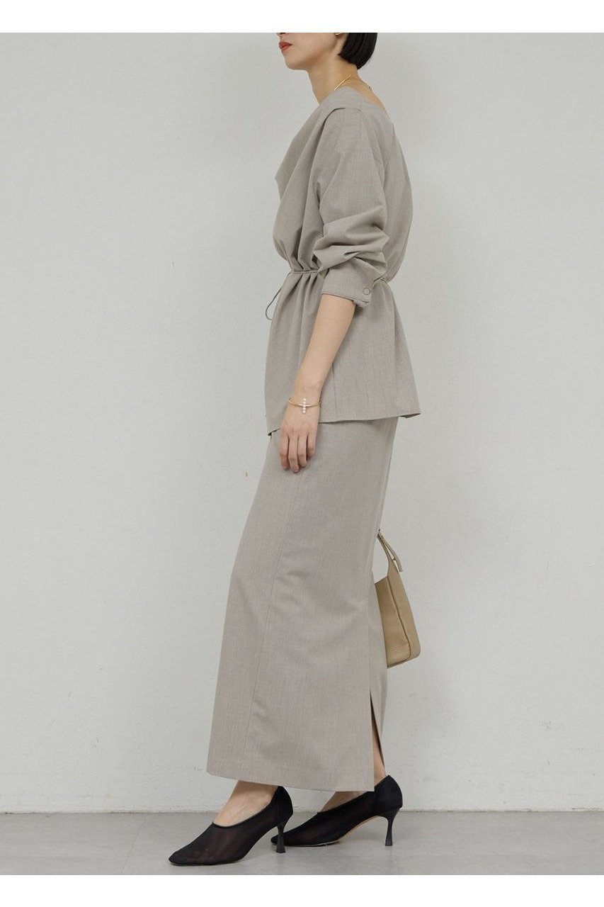 【ガリャルダガランテ/GALLARDAGALANTE】の【セットアップ対応】【2way】ドレープブラウス 人気、トレンドファッション・服の通販 founy(ファニー) 　ファッション　Fashion　レディースファッション　Fashion for Women　トップス・カットソー　Cut & Sew Tops　シャツ・ブラウス・オフィスカジュアル　Elegant Blouses & Button-Ups　2026年　2026　おすすめ　Recommended / Our Picks　エレガント 上品　Elegant　スリーブ　Sleeve, Long Sleeve / Short Sleeve　セットアップ　Set-Up, Coordinated Outfit　ドレープ　Drape, Draping Fabric　ロング　Long, Long-Length　夏　Summer　春　Spring　S/S・春夏　SS, Spring/Summer, Warm Season　other-3|ID: prp329100004807420 ipo3291000000034885407