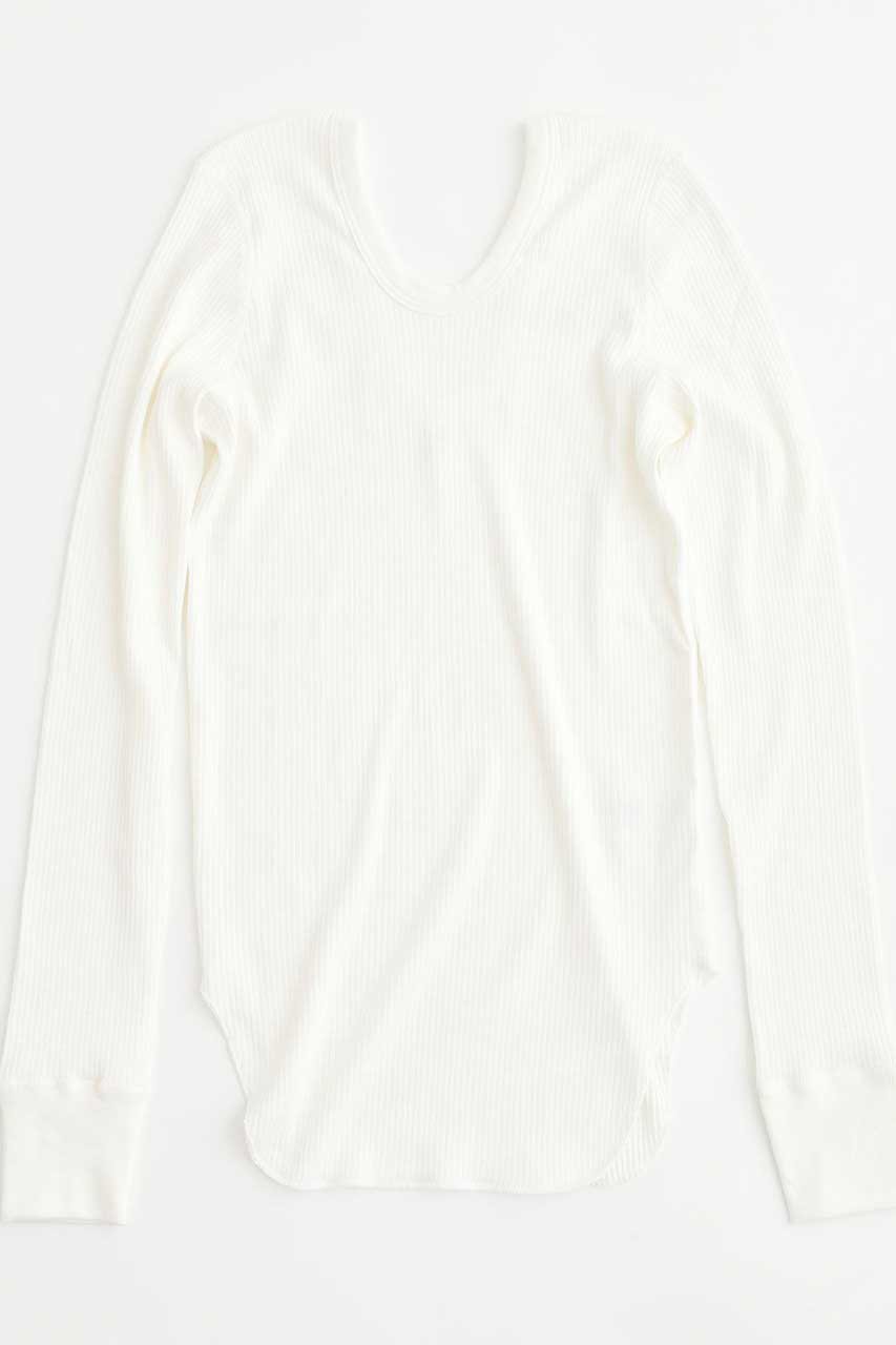 【ブリル/BRILL】の【HAKUJI】オーガニックコットン ロングスリーブ インテリア・キッズ・メンズ・レディースファッション・服の通販 founy(ファニー) 　ファッション　Fashion　レディースファッション　Fashion for Women　トップス・カットソー　Cut & Sew Tops　シャツ・ブラウス・オフィスカジュアル　Elegant Blouses & Button-Ups　ロングTシャツ・Tシャツ　Longline T-Shirts & Tees　カットソー・ベーシックTシャツ　Cut-and-Sewn Tops / Stretch Tees & Basics　オーバル　Oval Design　スリーブ　Sleeve, Long Sleeve / Short Sleeve　フィット　Fit, Slim Fit　ロング　Long, Long-Length　ホワイト|ID: prp329100004807437 ipo3291000000036042993